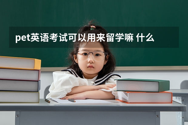 pet英语考试可以用来留学嘛 什么是PET考试？小学生考这个证书有用吗？