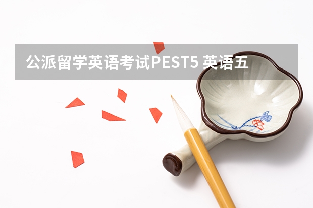 公派留学英语考试PEST5 英语五级是什么水平