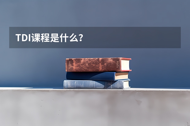 TDI课程是什么？